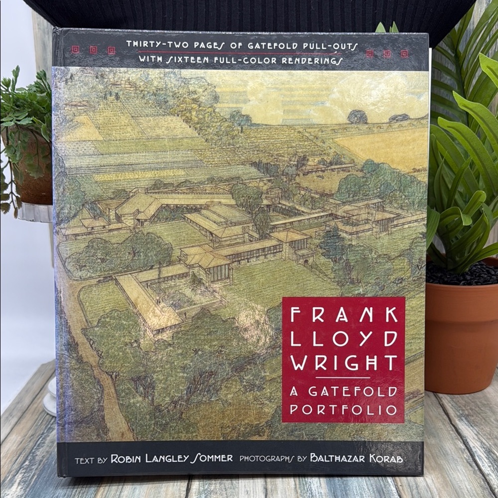 ⭐️Frank Lloyd Wright a gatefold portfolio by robin langely Sommer